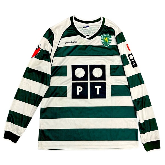 Sporting Cp 2002/03 retro Home kit. Cristiano Ronaldo soccer football jersey - Picture 2 of 3